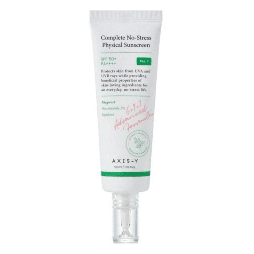 AXIS‑Y Complete No‑Stress Physical Sunscreen SPF50+ PA++++ (mini)
