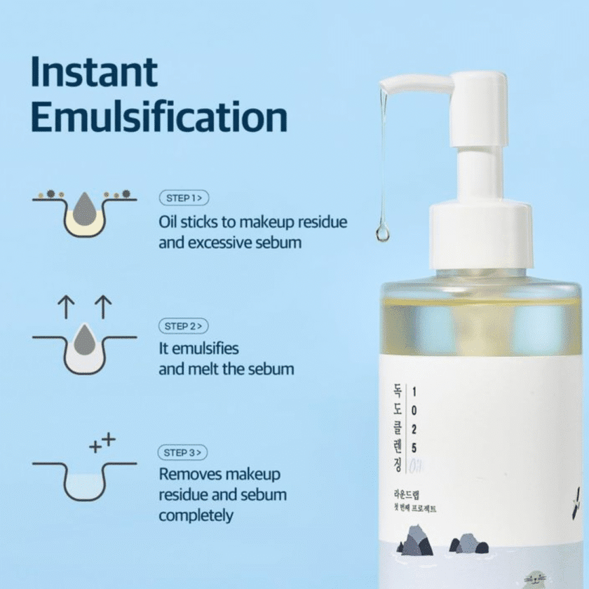 Round Lab 1025 Dokdo Cleansing Oil - Image 2