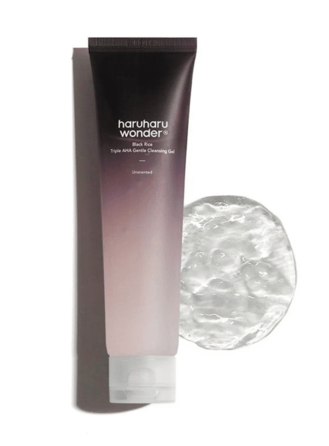 HARUHARU Wonder Black Rice Triple AHA Gentle Cleansing Gel
