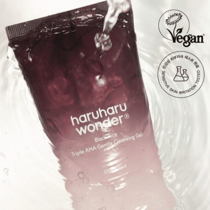 HARUHARU Wonder Black Rice Triple AHA Gentle Cleansing Gel - Image 2