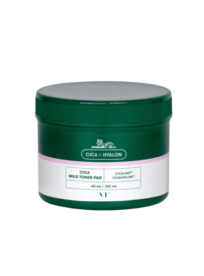 VT Cosmetics Cica Hyluron Soft Toner Pad with 0.5% Salicylic Acid - Soothing Repair and Anti-Acne