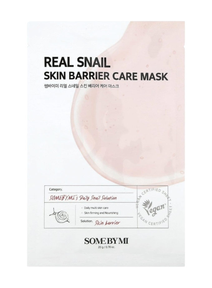 Some By Mi Real Mask Real Snail Skin Barrier Care Mask