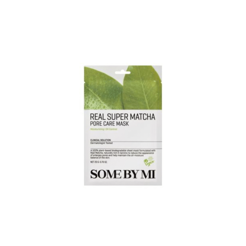 Some By Mi Real Mask Real Super Matcha Pore Care Mask - Image 2