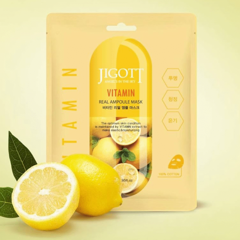 Jigott Vitamin Real Ampoule Masks 27ml - Image 2