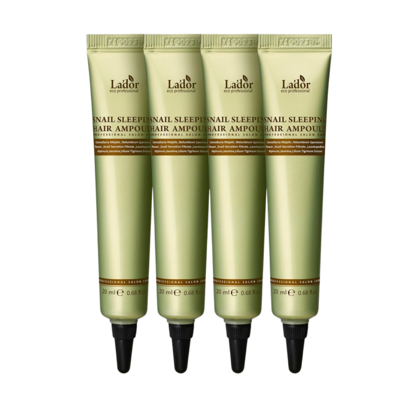 LA'DOR Snail Sleeping Hair Ampoule 20ml Snail Sleeping Hair Mask - Image 2