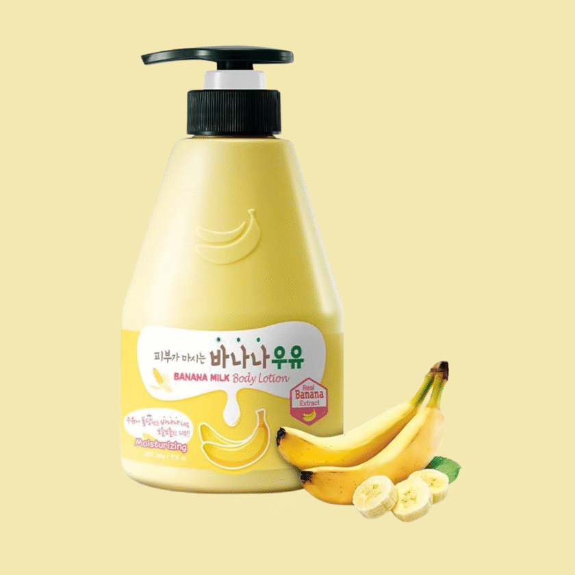 WELCOS KWAILNARA Banana Milk Body Lotion 560g - Image 2