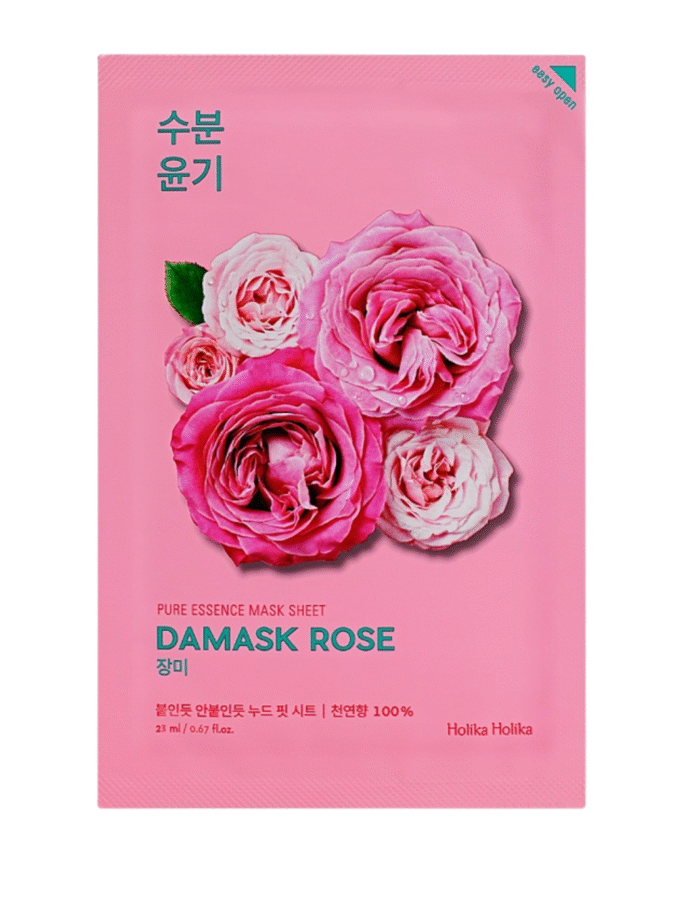 Holika Holika Pure Essence Facial Sheet Mask Damask Rose 23ml