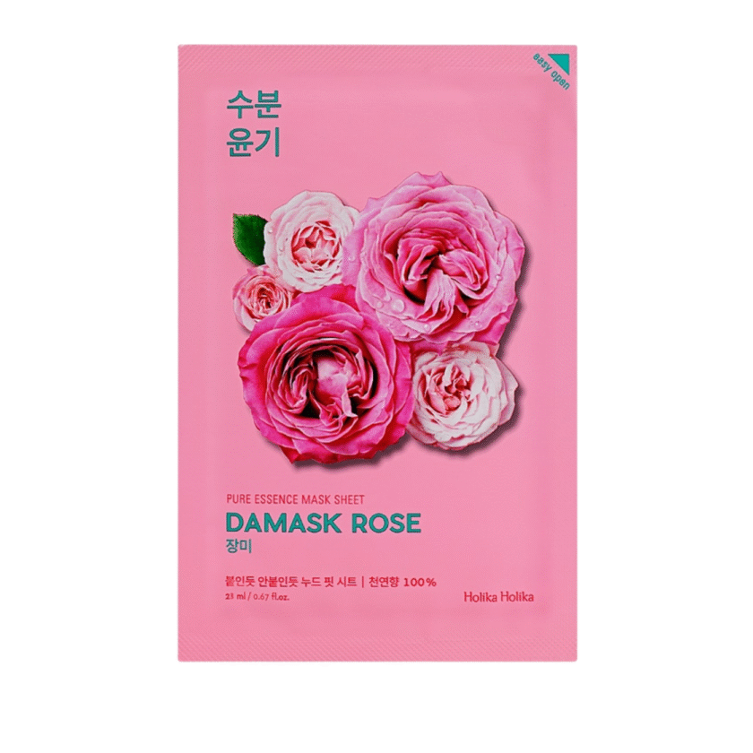 Holika Holika Pure Essence Facial Sheet Mask Damask Rose 23ml